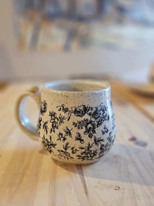 Victorian Floral Mug