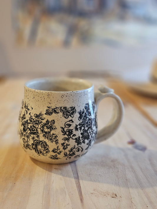 Victorian Floral Mug