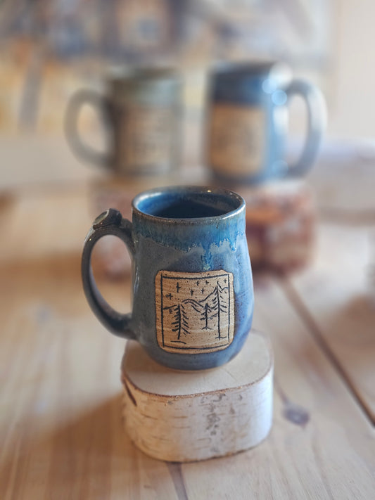 Timberline Morning Mug in Blue - Collectable #2