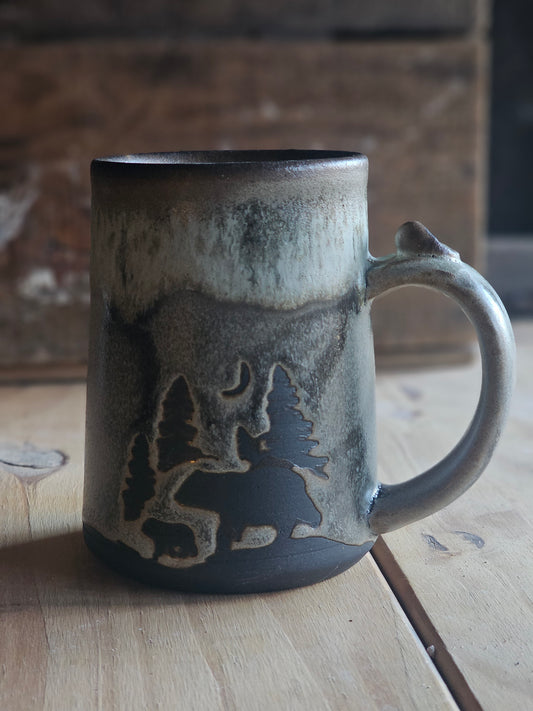 Moody Forest Mug No. 4 - Bear