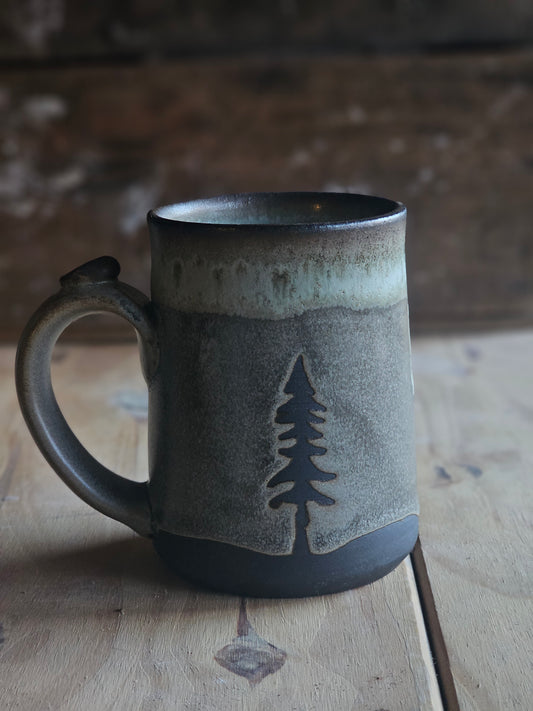 Moody Forest Mug No. 2 - Pines
