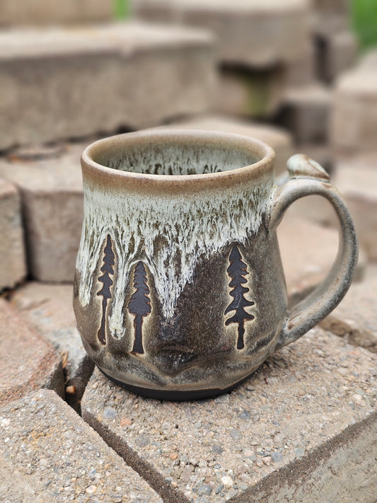 Timberline Mug - 16 oz Handmade Ceramic Mug | Father's Day Gift